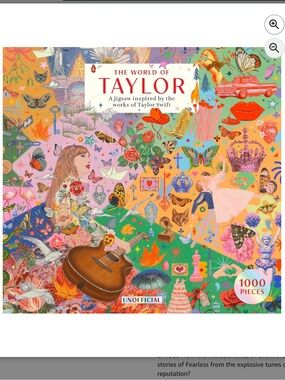 The World of Taylor 1000 piece puzzle Inspired by the works of Taylor Swift New